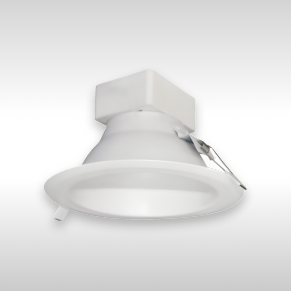 LED Commercial Downlight, 4/6/8/10 inch, 3 CCT & Wattage Selectable, 90+ CRI.
