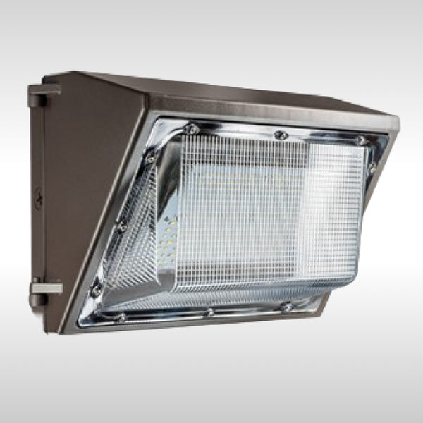 120W LED Wall Pack with 3Watt & CCT Selectable, 120-277V, 15600 Lumens, Glass/Plastic Lens