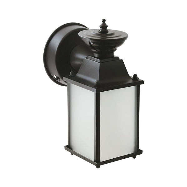 LED Outdoor Cottage Wall Lantern, 17 Watt, 1600 Lumens, Dusk-to-Dawn and Motion Sensor, 2700K, 120V