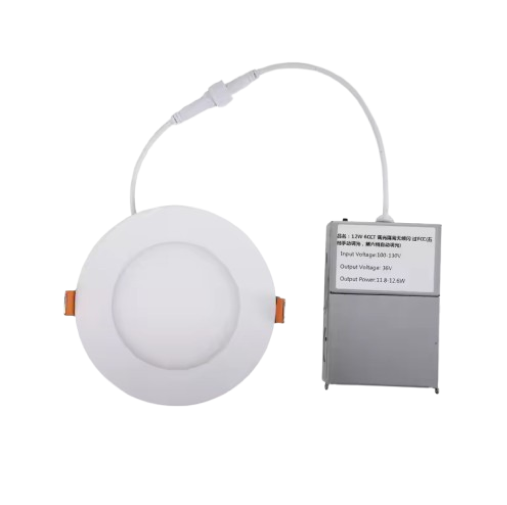Fire Rated LED Panel Light, 100-277V, 5CCT Selectable (2700K-6000K), T ...