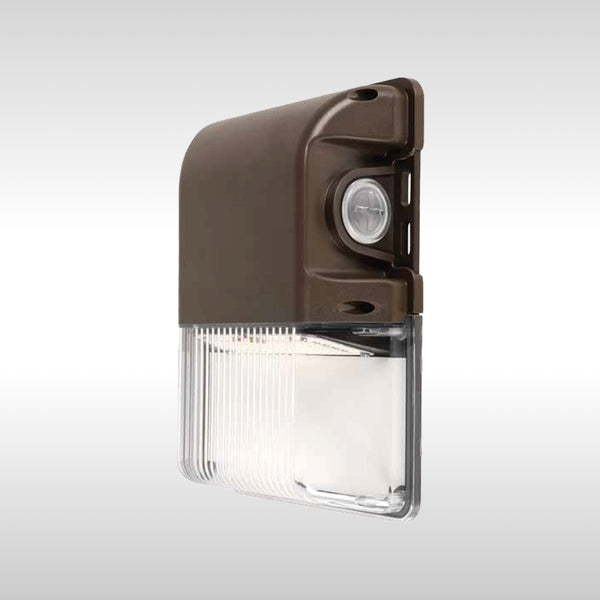MINI LED WALL PACK, 15W/20W/25W Dusk to Dawn/3CCT Selectable and Wattage Switchable