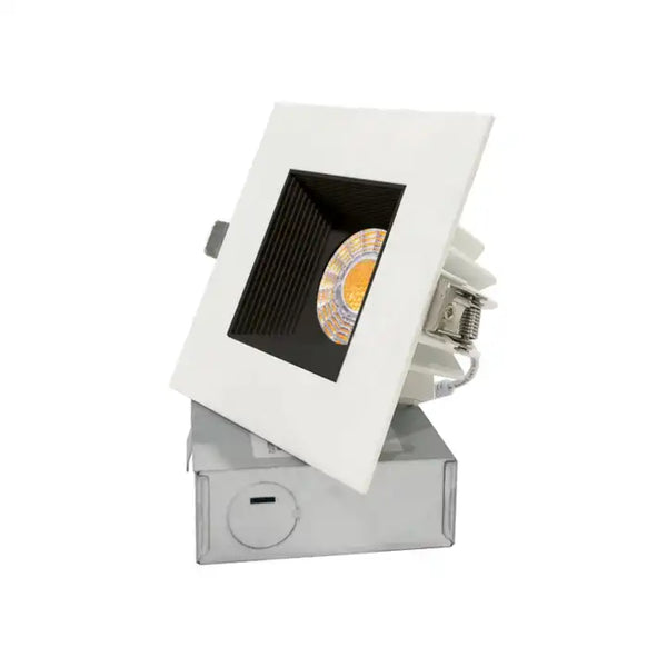 4-inch 15W Square LED Anti-glare Downlight CCT Selectable & Triac Dimmable