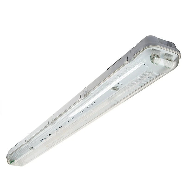 34W LED Vapor Tight Light With 2 T5/T8 Lamps Linkable (6 Pack)